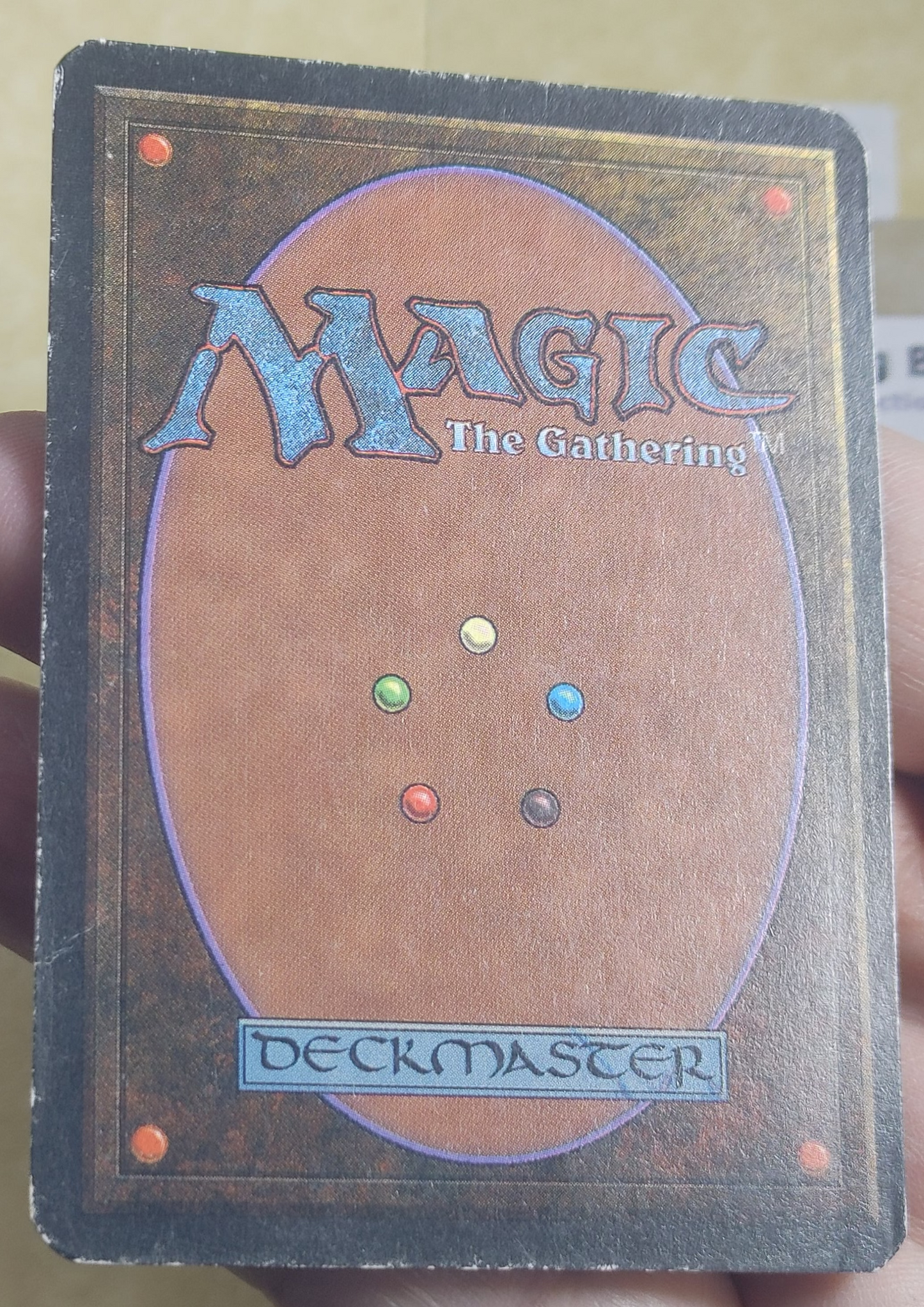 Lightinig Bolt (alpha) back glare to show indentations