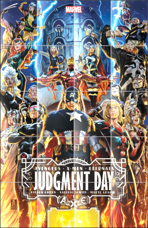 A.X.E. Judgement Day #1 Folded Promo Poster