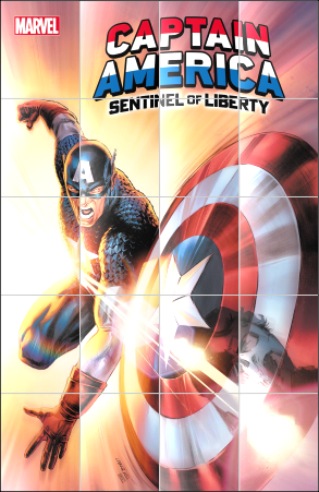 Captain America Sentinel of Liberty 24x36 Folded Promo Poster - NM - Marvel