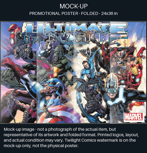 TaCOS standardized poster mock-up captions. Mock-up image—not a photograph of the actual item, but representative of its artwork and folded format. Printed logos, layout, and actual condition may vary. Twilight Comics watermark is on the mock-up only, not the physical poster. SHA256:9a95c10ea24afb4799f006d0101f0912a793d18323eec760d0c6a8b4891fe398