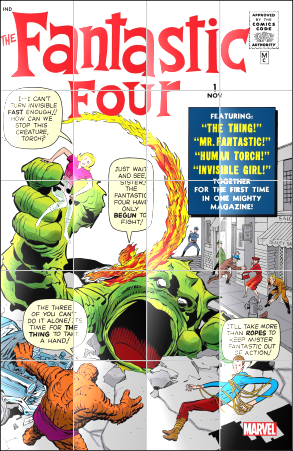 Fantastic Four #1 Facsimile Edition Folded Promo Poster