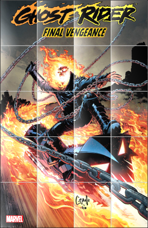Ghost Rider Final Vengeance #1 - 24x36 Folded Promo Poster -Capullo- NM - Marvel