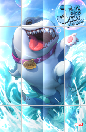 Jeff the Land Shark Folded Promo Poster