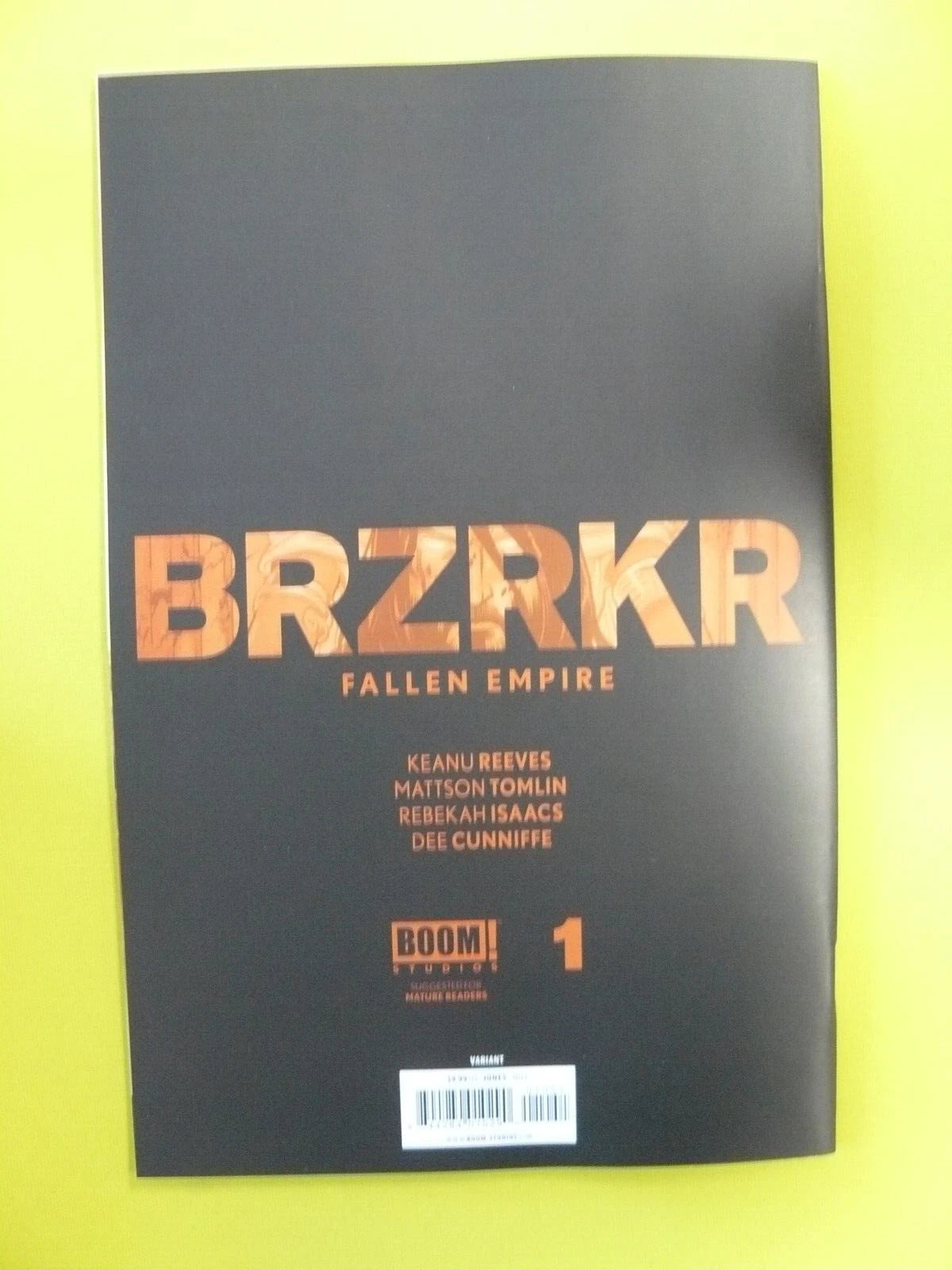 Brzrkr Fallen Empire #1