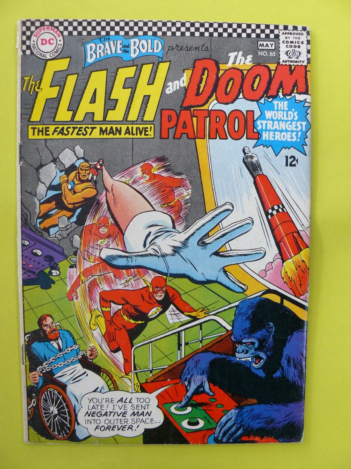 Brave & the Bold # 65 - Flash & Doom Patrol - GD - DC