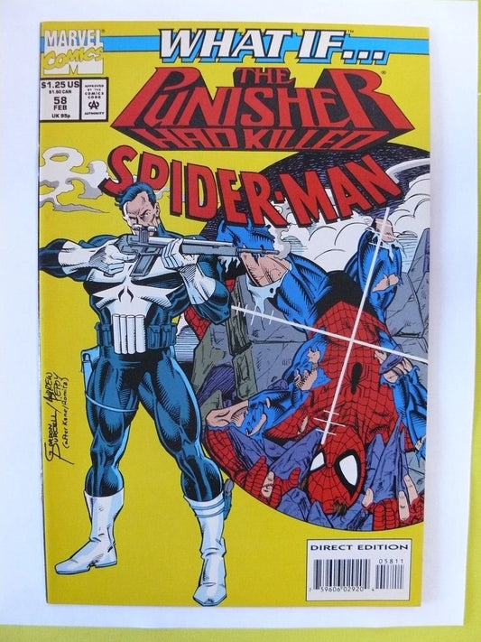 What If #58 - What If the Punisher Killed Spider-Man? - NM- - Marvel