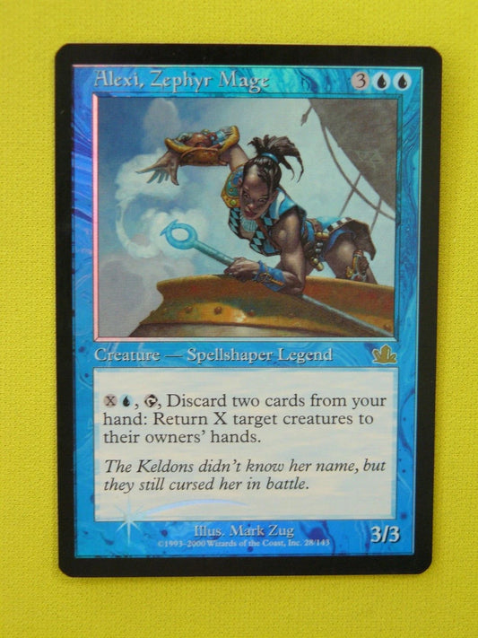 Alexi, Zephyr Mage (foil) — Prophecy
