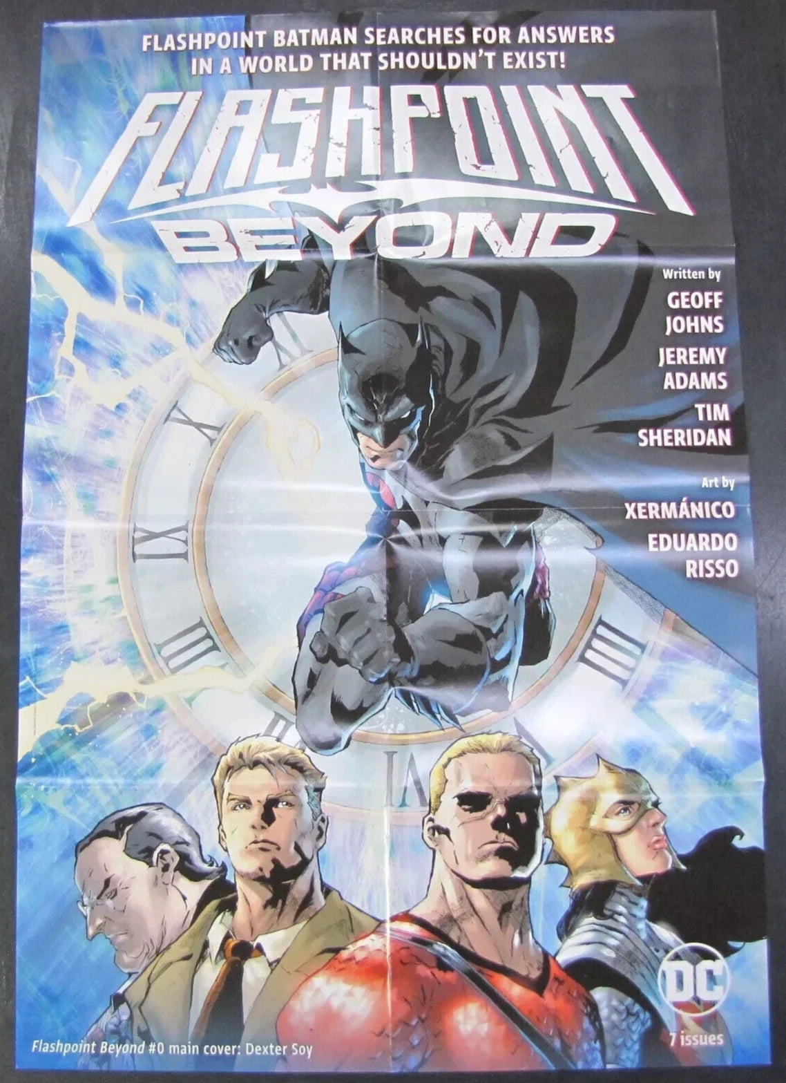 Flashpoint Beyond - 24x36 Folded Promo Poster - Dexter Soy - NM- - DC