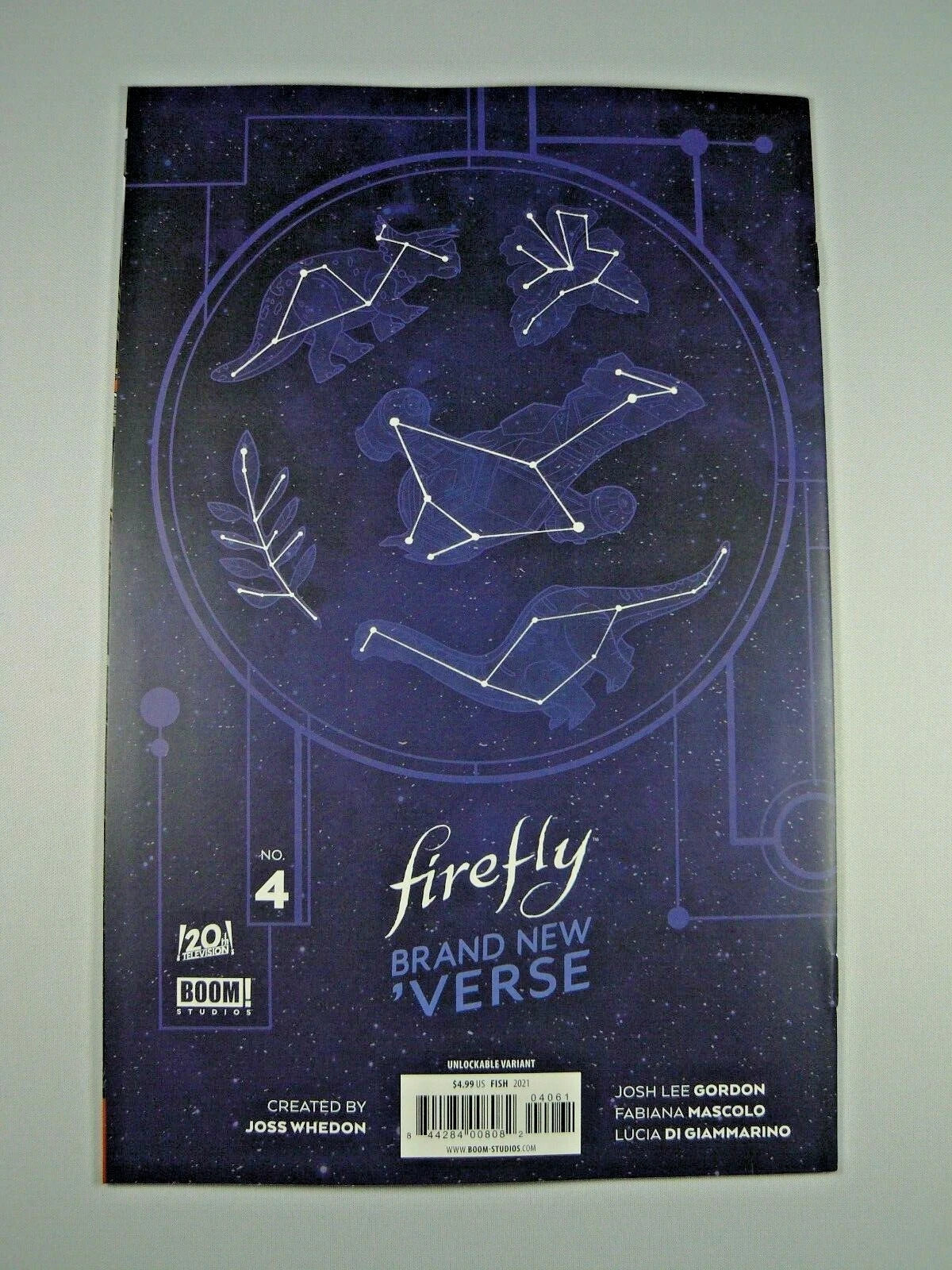 Firefly Brand New Verse #4 - Unlockable Fish Virgin variant - NM- - Boom