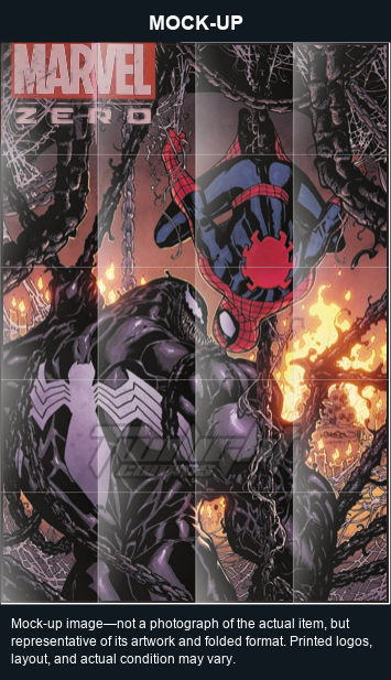 Mock-up image—not a photograph of the actual item, but representative of its artwork and folded format. Printed logos, layout, and actual condition may vary. Twilight Comics watermark is on the mock-up only, not the physical poster.