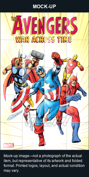 Mock-up image—not a photograph of the actual item, but representative of its artwork and folded format. Printed logos, layout, and actual condition may vary. Twilight Comics watermark is on the mock-up only, not the physical poster.