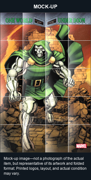 Mock-up image—not a photograph of the actual item, but representative of its artwork and folded format. Printed logos, layout, and actual condition may vary. Twilight Comics watermark is on the mock-up only, not the physical poster.