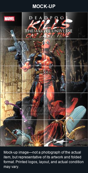 Mock-up image—not a photograph of the actual item, but representative of its artwork and folded format. Printed logos, layout, and actual condition may vary. Twilight Comics watermark is on the mock-up only, not the physical poster.