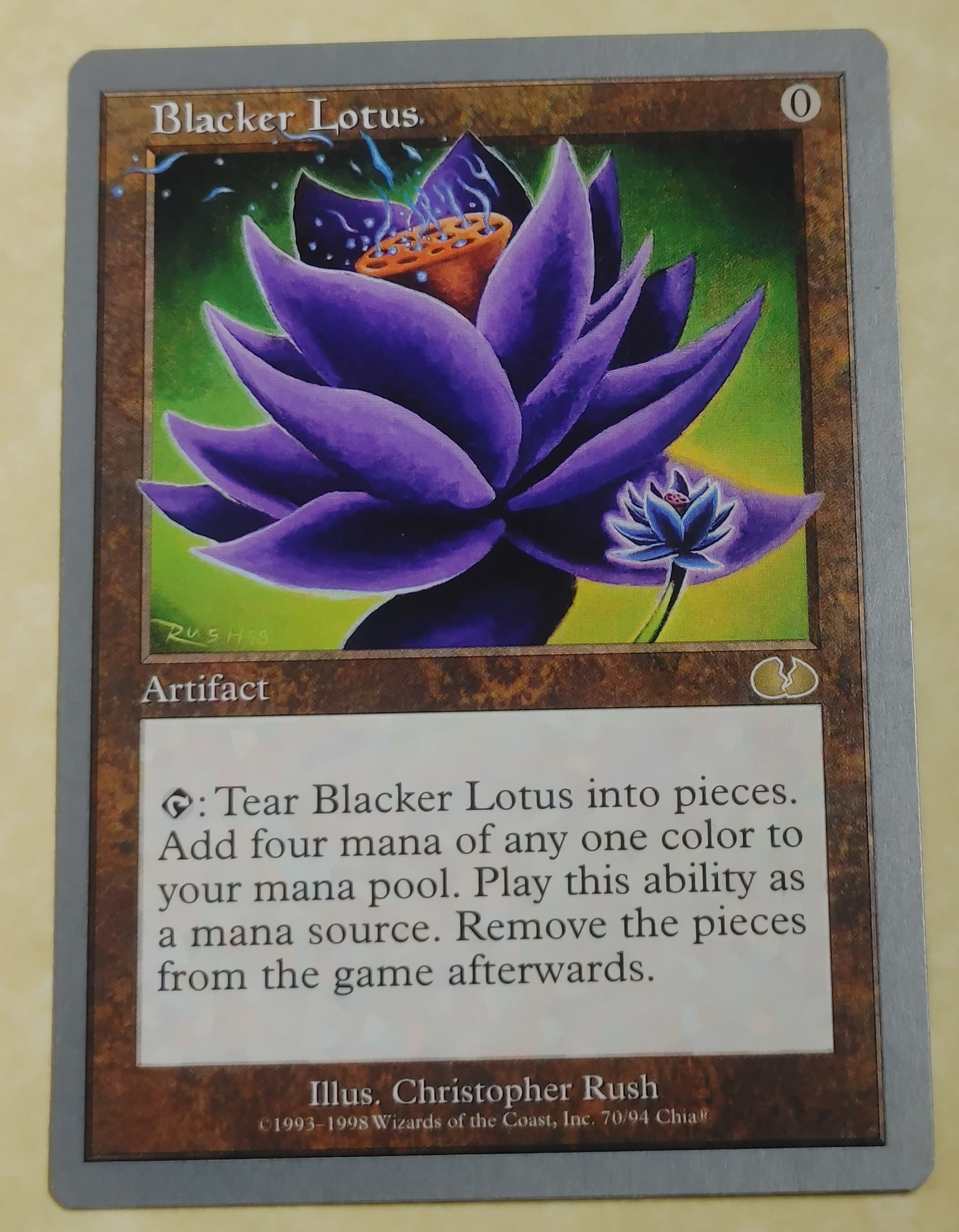 Blacker Lotus NM -- Unglued MTG