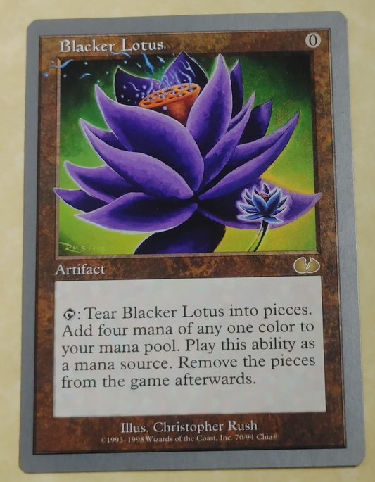 Blacker Lotus NM -- Unglued MTG