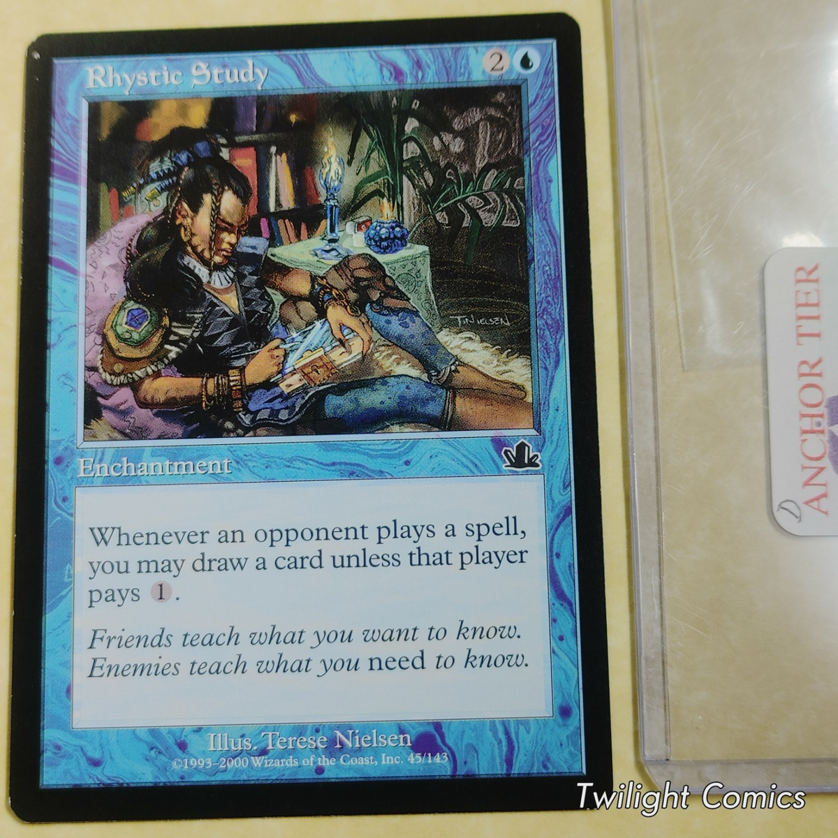 Rhystic Study NM -- Prophecy MTG