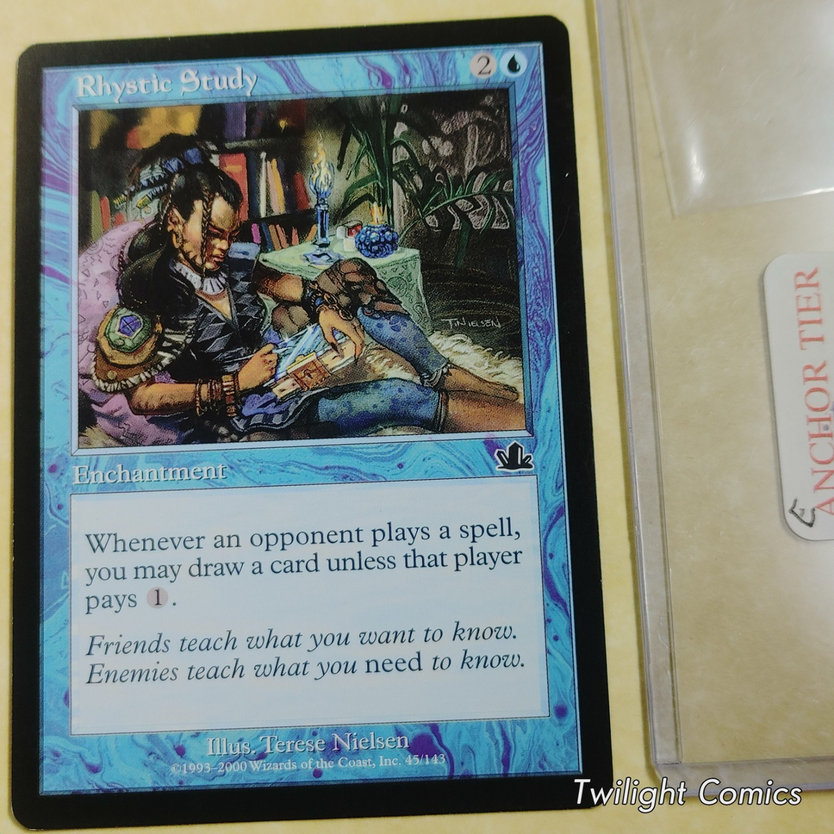 Rhystic Study NM -- Prophecy MTG