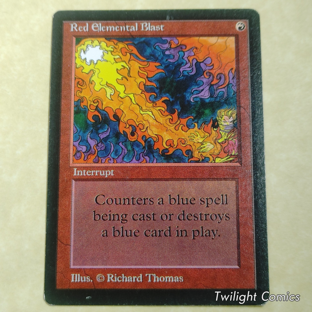Red Elemental Blast LPMP -- Limited Edition Beta MTG