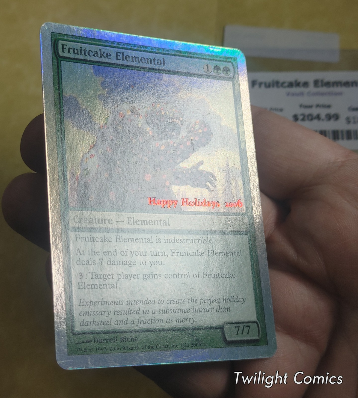 FRUITCAKE ELEMENTAL NM -- Happy Holidays 2006 MTG -- See Photos