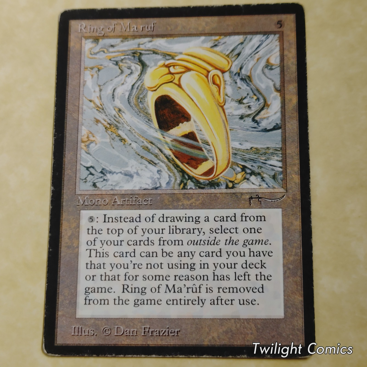 Ring of Ma'ruf HP -- Arabian Nights MTG