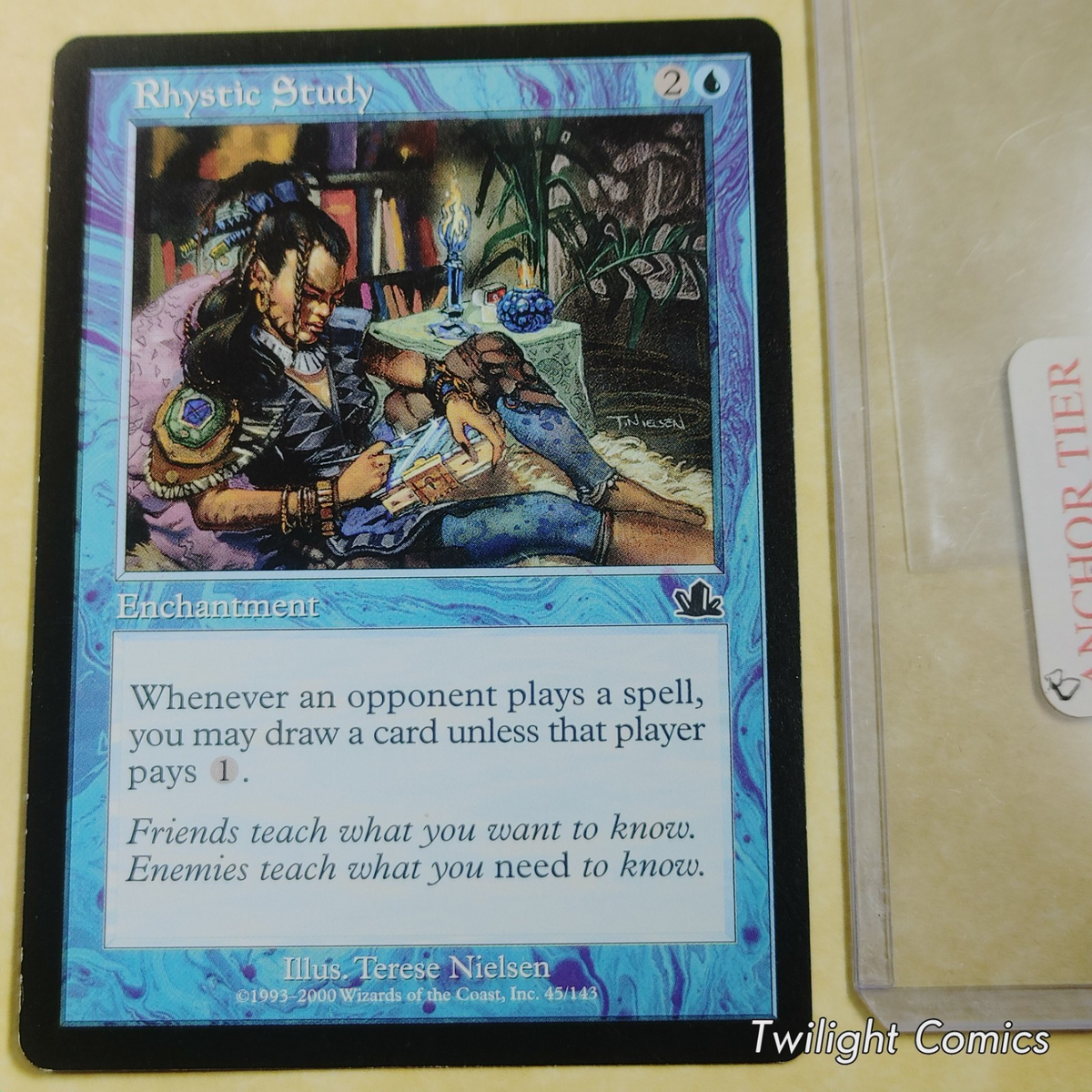 Rhystic Study NM -- Prophecy MTG