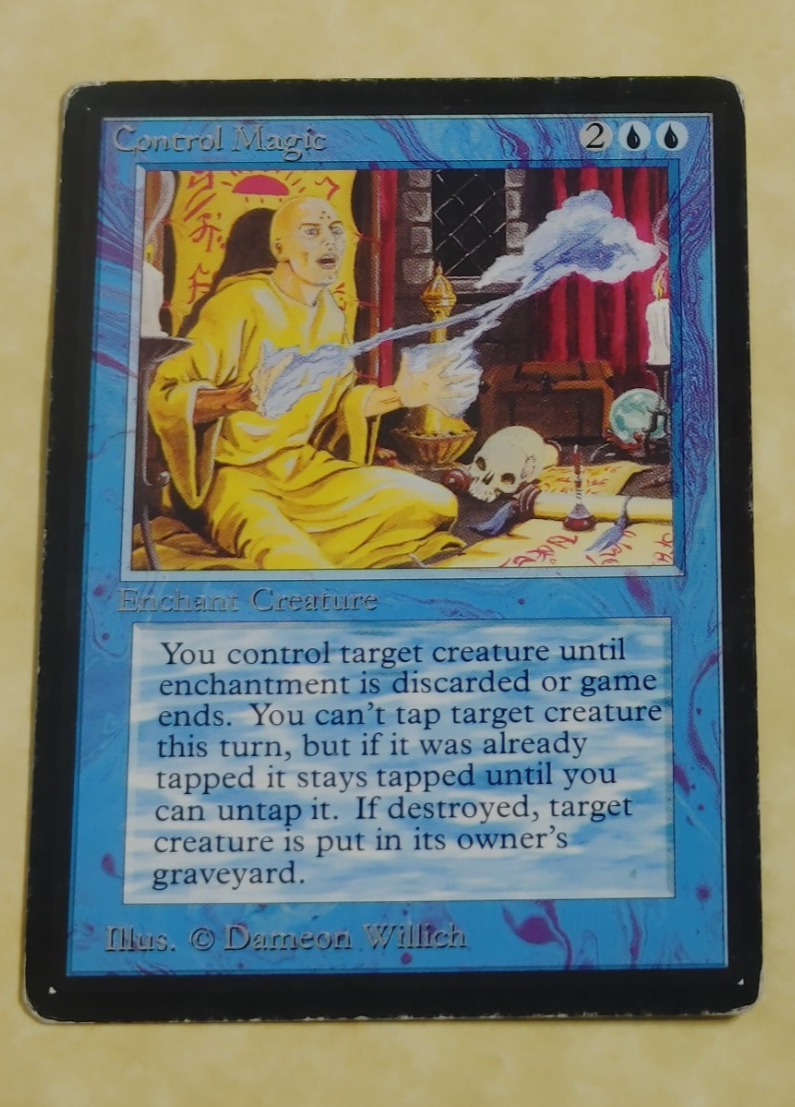 CONTROL MAGIC MPHP -- Limited Edition Beta MTG -- See Photos