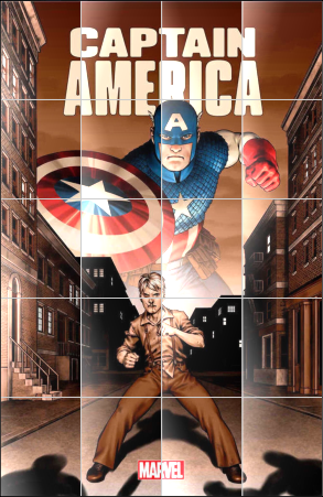 Captain America #1 24x36 Folded Promo Poster - NM - Marvel