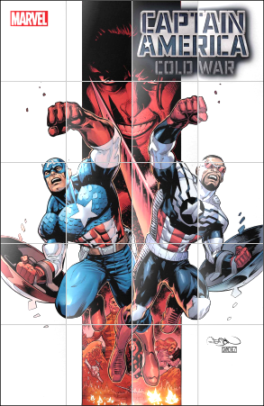 Captain America Cold War #1 24x36 Folded Promo Poster - Pat Gleason- NM - Marvel