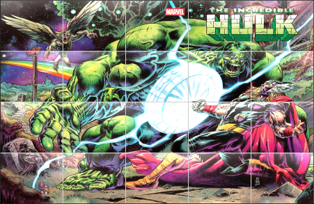 Hulk vs Thor Banner of War Alpha 24x36 Folded Promo Poster-Gary Frank-NM -Marvel