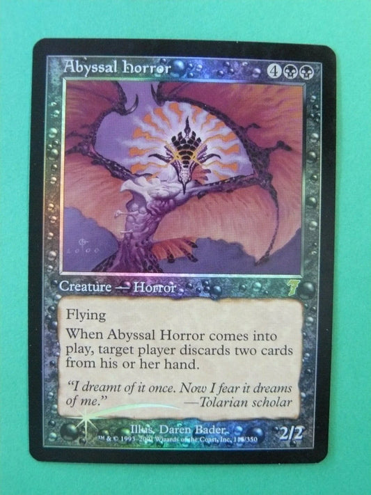 Abyssal Horror (foil) — Seventh (7th) Edition