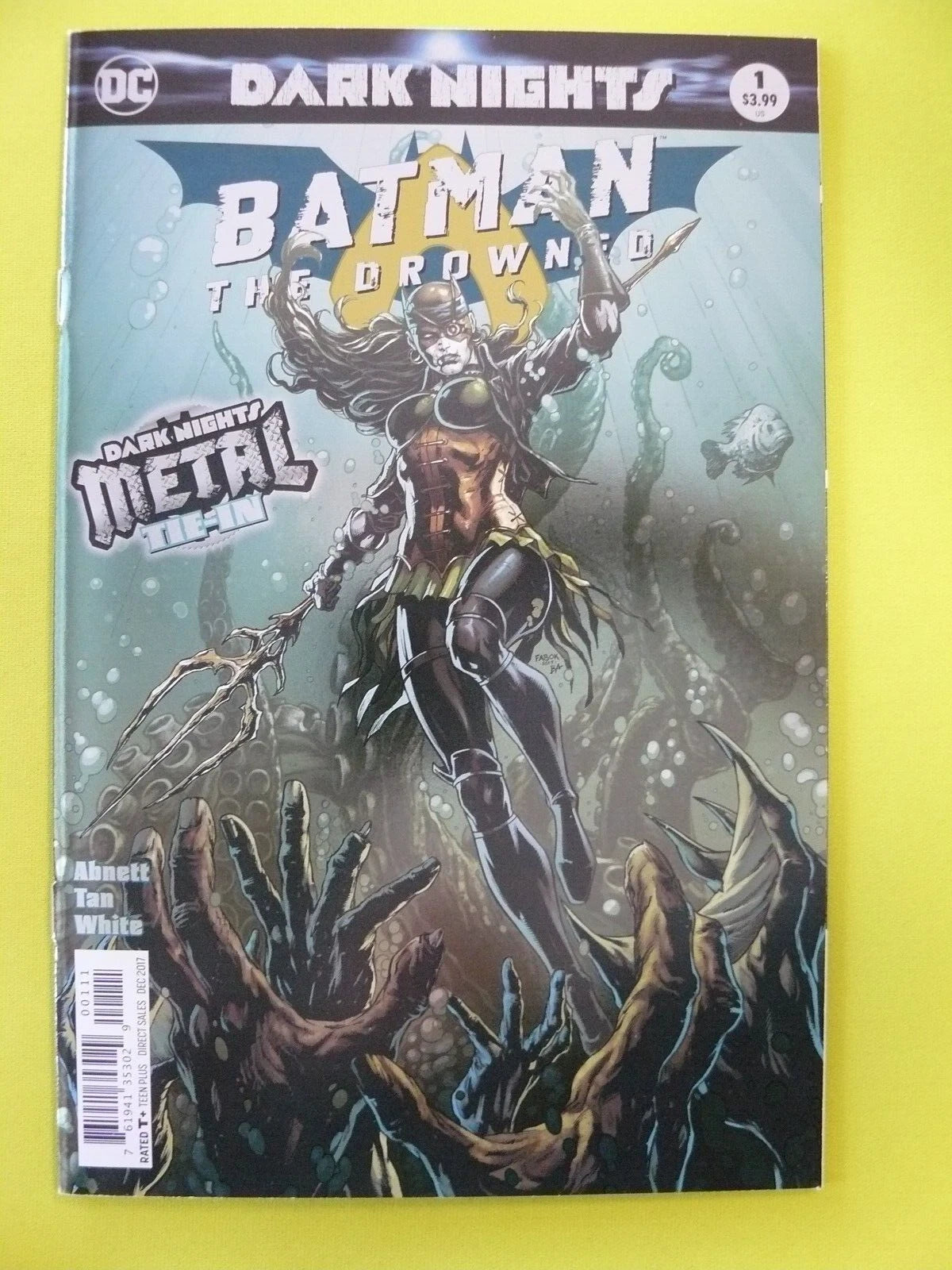 Dark Nights Batman The Drowned #1 One-Shot Foil Cover 1st Print - NM- - DC