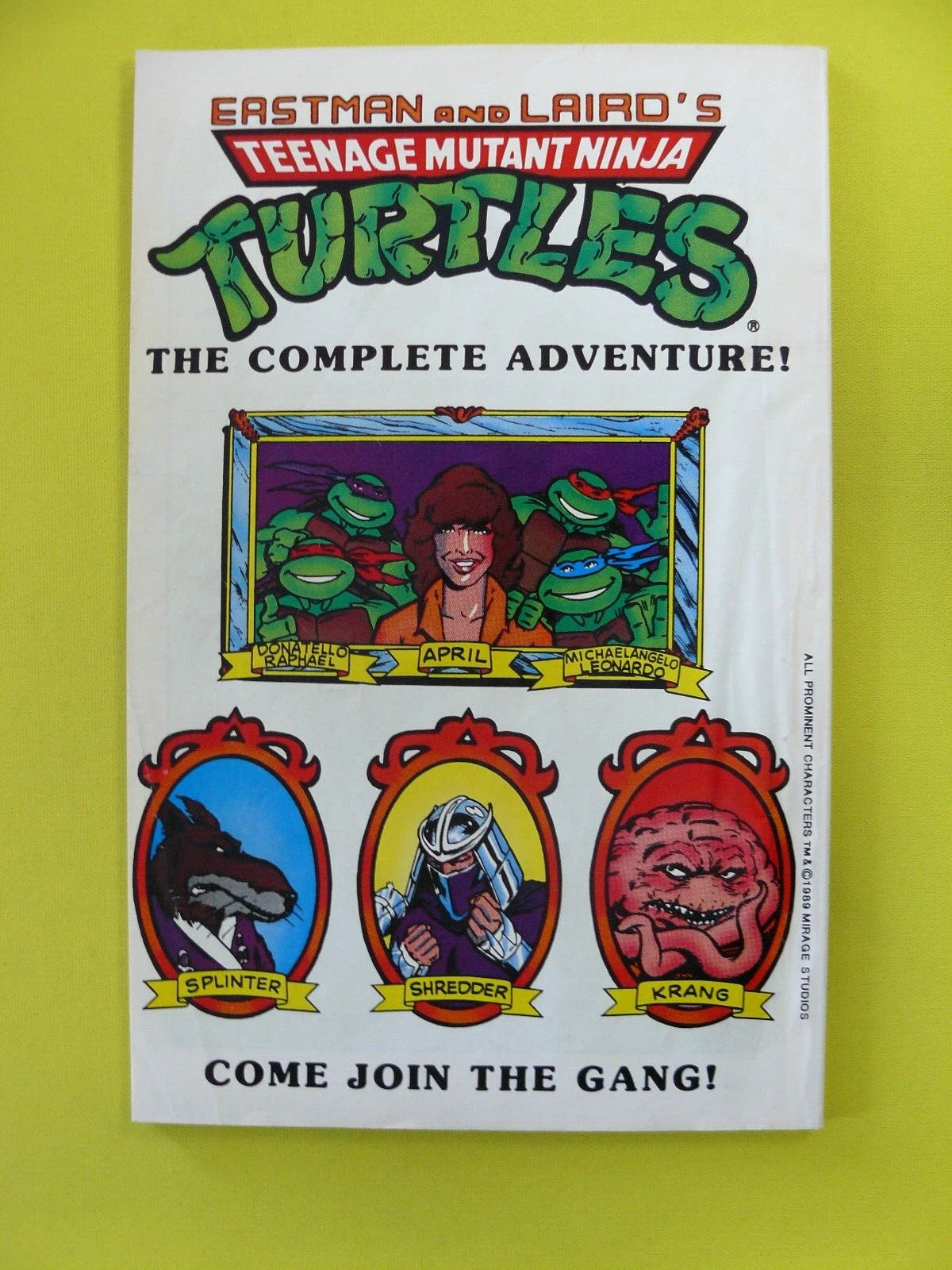 Teenage Mutant Ninga Turtles Adventures TPB