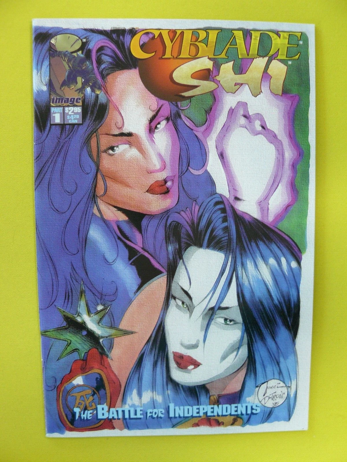 Cyblade Shi Battle for Independents #1 -1st Appearance Witchblade- VF/NM - Image