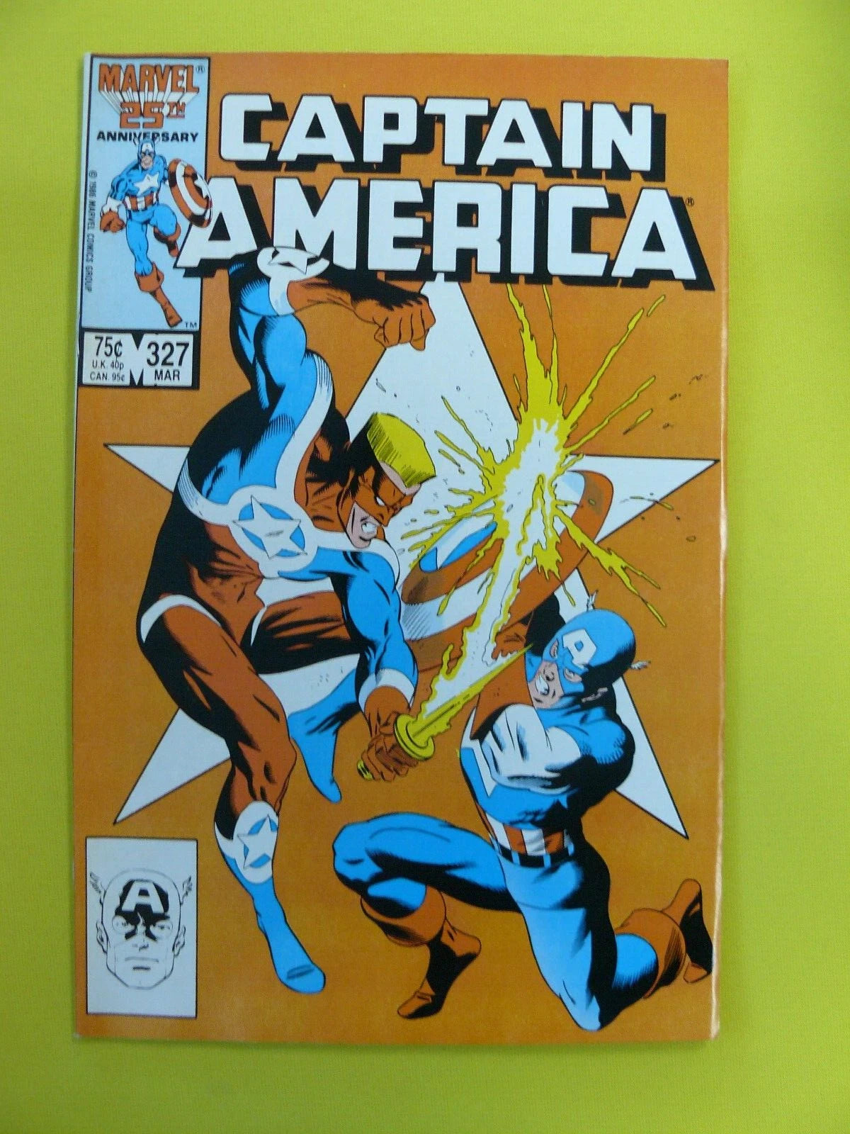 Captain America #327 - 2nd Appearance of John Walker (1st Cover) - VF/NM -Marvel