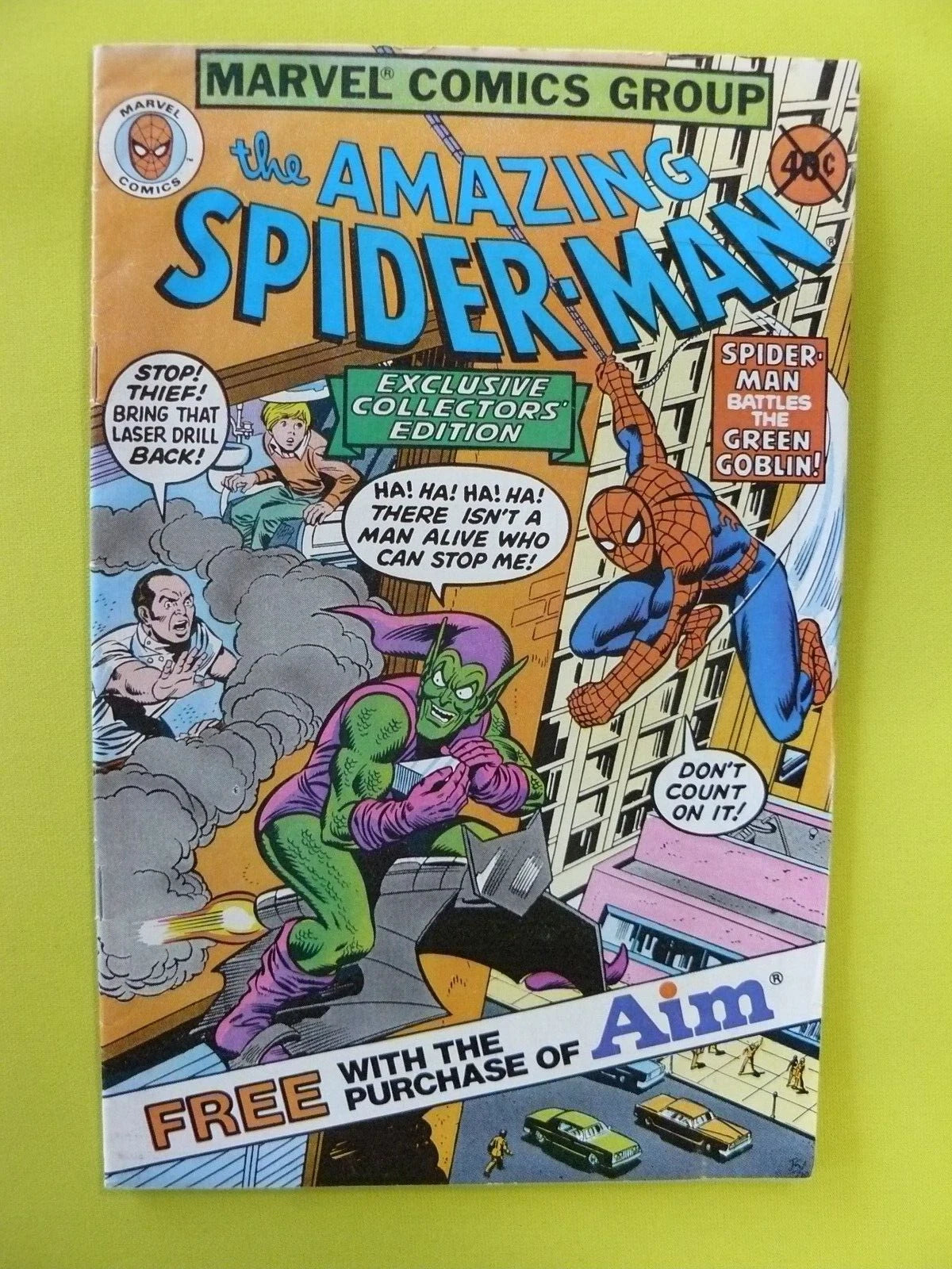 Amazing Spider-Man AIM Toothpaste Give-Away #1
