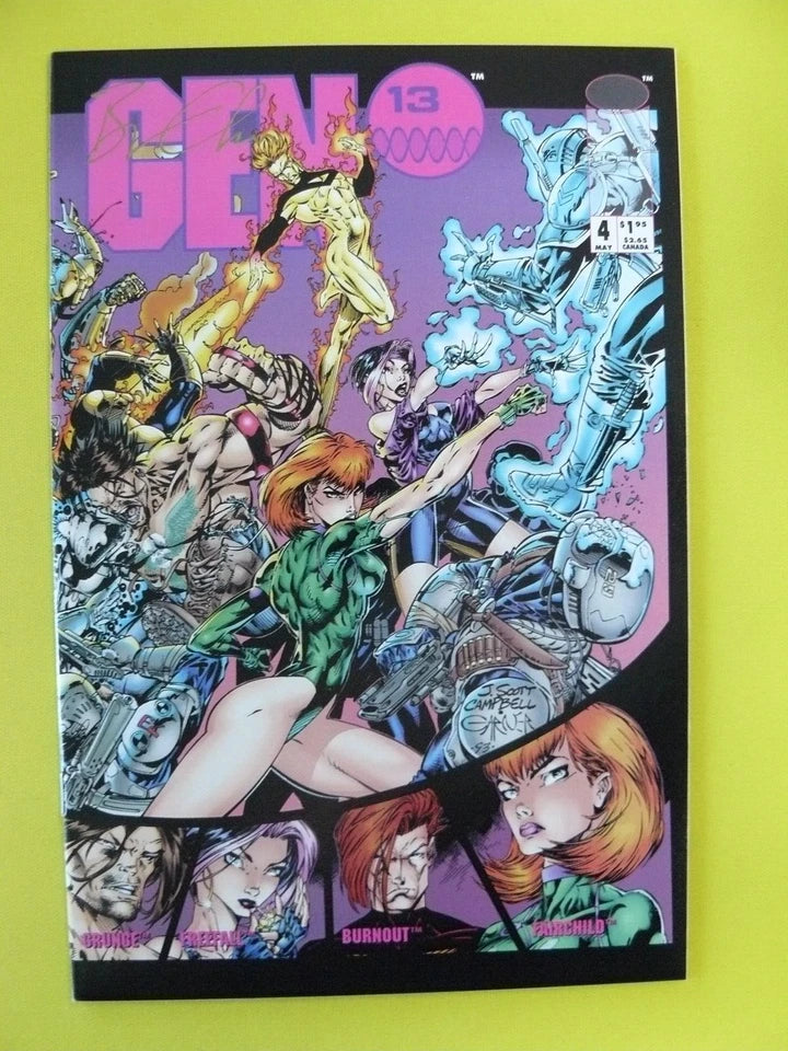 Gen13 #1-5 & Deathmate Black