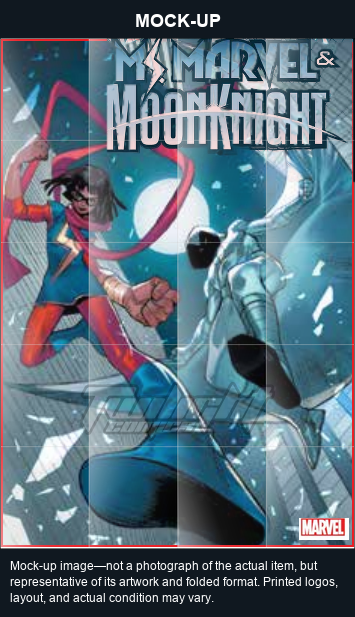 Mock-up image—not a photograph of the actual item, but representative of its artwork and folded format. Printed logos, layout, and actual condition may vary. Twilight Comics watermark is on the mock-up only, not the physical poster.