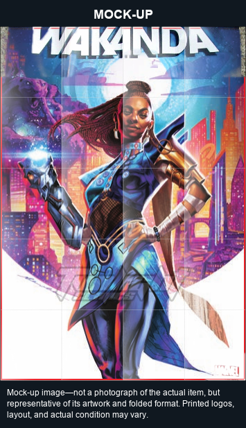 Mock-up image—not a photograph of the actual item, but representative of its artwork and folded format. Printed logos, layout, and actual condition may vary. Twilight Comics watermark is on the mock-up only, not the physical poster.