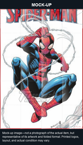 Mock-up image—not a photograph of the actual item, but representative of its artwork and folded format. Printed logos, layout, and actual condition may vary. Twilight Comics watermark is on the mock-up only, not the physical poster.