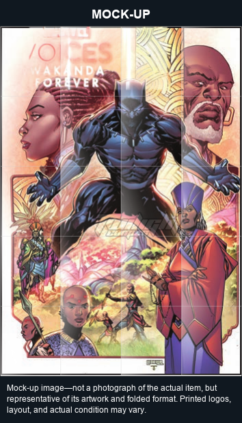 Mock-up image—not a photograph of the actual item, but representative of its artwork and folded format. Printed logos, layout, and actual condition may vary. Twilight Comics watermark is on the mock-up only, not the physical poster.
