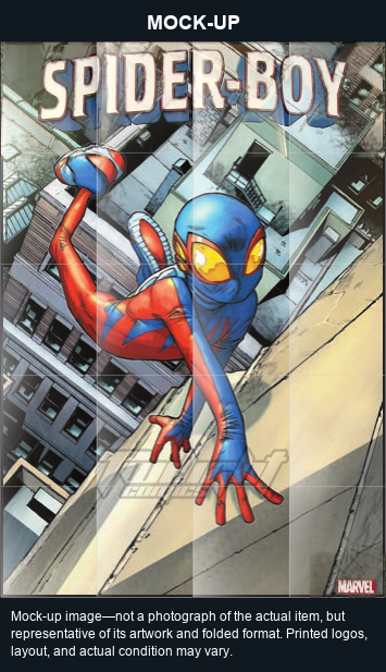 Mock-up image—not a photograph of the actual item, but representative of its artwork and folded format. Printed logos, layout, and actual condition may vary. Twilight Comics watermark is on the mock-up only, not the physical poster.