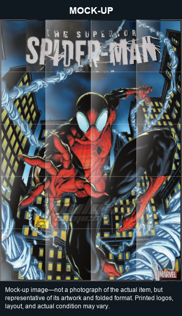 Mock-up image—not a photograph of the actual item, but representative of its artwork and folded format. Printed logos, layout, and actual condition may vary. Twilight Comics watermark is on the mock-up only, not the physical poster.