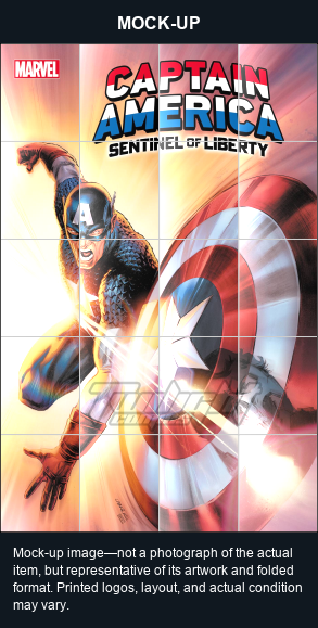 Mock-up image—not a photograph of the actual item, but representative of its artwork and folded format. Printed logos, layout, and actual condition may vary. Twilight Comics watermark is on the mock-up only, not the physical poster.