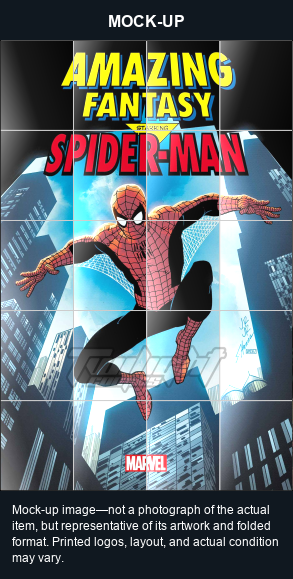Mock-up image—not a photograph of the actual item, but representative of its artwork and folded format. Printed logos, layout, and actual condition may vary. Twilight Comics watermark is on the mock-up only, not the physical poster.