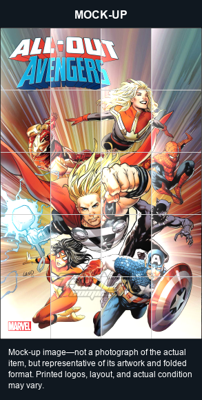 Mock-up image—not a photograph of the actual item, but representative of its artwork and folded format. Printed logos, layout, and actual condition may vary. Twilight Comics watermark is on the mock-up only, not the physical poster.