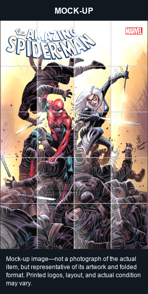 Mock-up image—not a photograph of the actual item, but representative of its artwork and folded format. Printed logos, layout, and actual condition may vary. Twilight Comics watermark is on the mock-up only, not the physical poster.