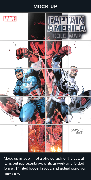 Mock-up image—not a photograph of the actual item, but representative of its artwork and folded format. Printed logos, layout, and actual condition may vary. Twilight Comics watermark is on the mock-up only, not the physical poster.