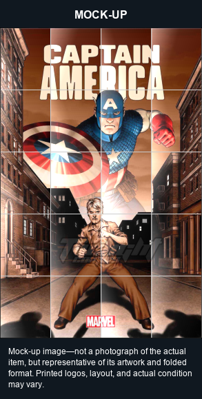 Mock-up image—not a photograph of the actual item, but representative of its artwork and folded format. Printed logos, layout, and actual condition may vary. Twilight Comics watermark is on the mock-up only, not the physical poster.