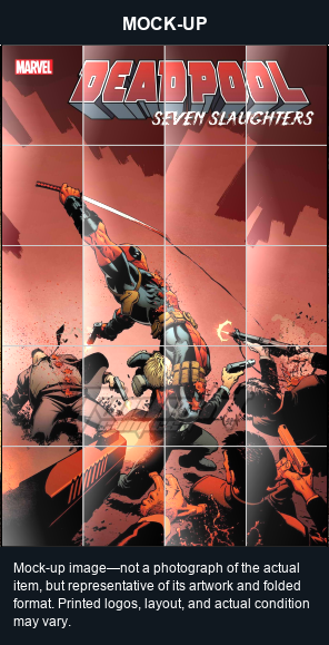 Mock-up image—not a photograph of the actual item, but representative of its artwork and folded format. Printed logos, layout, and actual condition may vary. Twilight Comics watermark is on the mock-up only, not the physical poster.