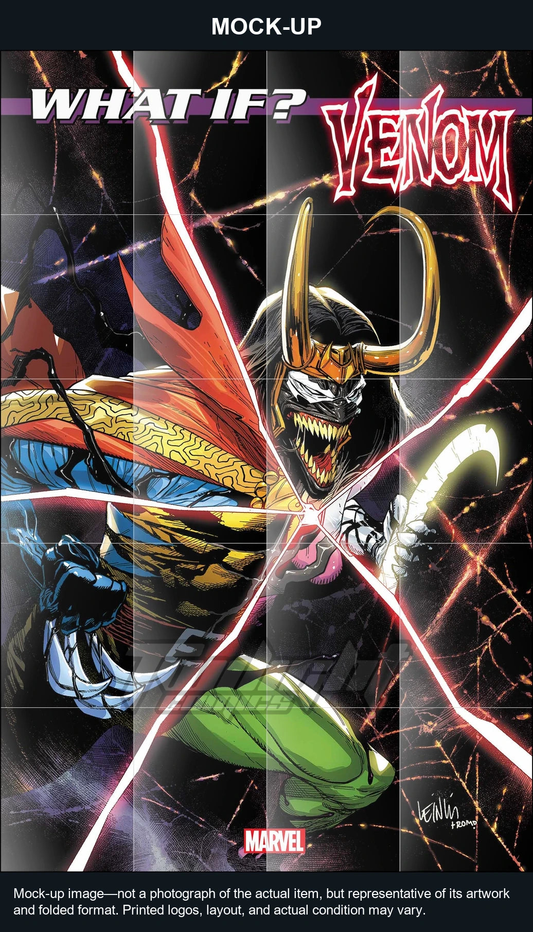 Mock-up image—not a photograph of the actual item, but representative of its artwork and folded format. Printed logos, layout, and actual condition may vary. Twilight Comics watermark is on the mock-up only, not the physical poster.